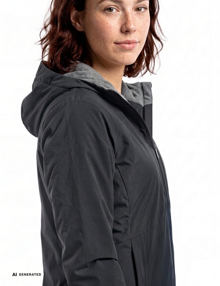 VAUDE VAUDE SE Women's Morkon Wool-lined Jacket Outdoorjacke Damen - phantom black - 1 | SportScheck