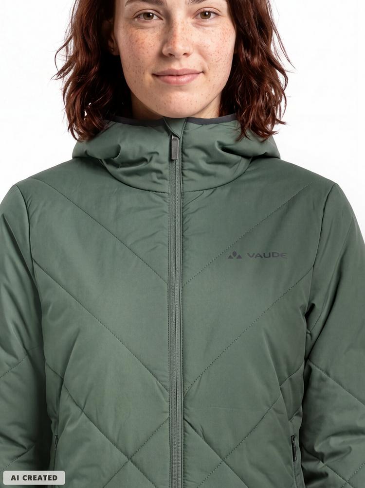 VAUDE VAUDE SE Women's Tesino Hooded Jacket II Outdoorjacke Damen - agave - 0 | SportScheck