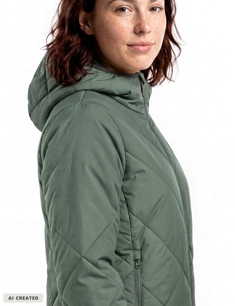 VAUDE VAUDE SE Women's Tesino Hooded Jacket II Outdoorjacke Damen - agave - 1 | SportScheck