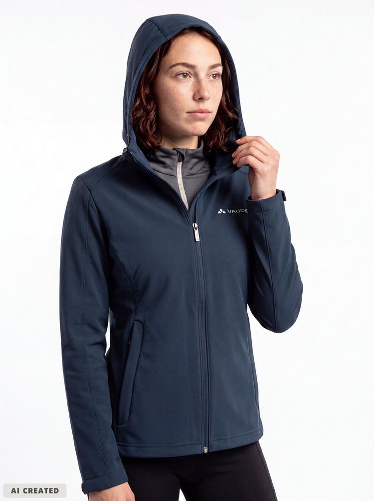 VAUDE VAUDE SE Women's Manang Softshell Jacket Outdoorjacke Damen - dark sea - 0 | SportScheck