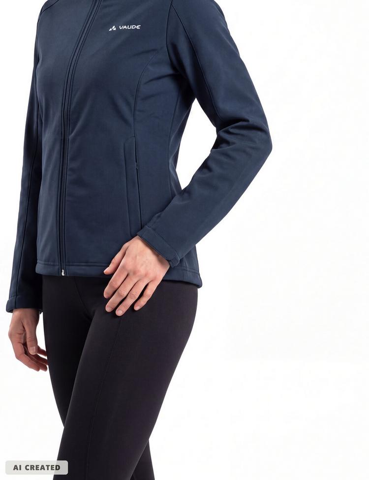VAUDE VAUDE SE Women's Manang Softshell Jacket Outdoorjacke Damen - dark sea - 1 | SportScheck