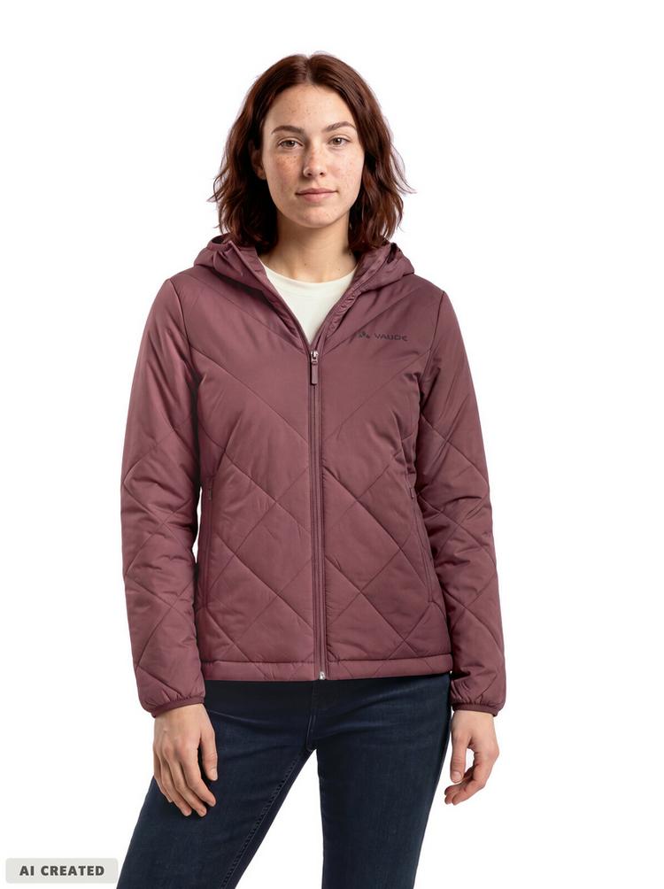 VAUDE VAUDE SE Women's Tesino Hooded Jacket II Outdoorjacke Damen - ruby dusk - 0 | SportScheck