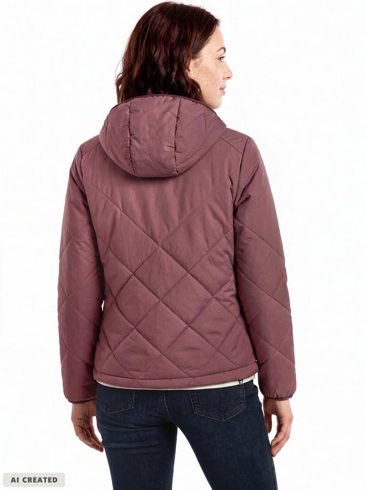 VAUDE VAUDE SE Women's Tesino Hooded Jacket II Outdoorjacke Damen - ruby dusk - 1 | SportScheck