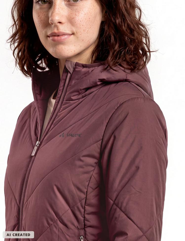 VAUDE VAUDE SE Women's Tesino Hooded Jacket II Outdoorjacke Damen - ruby dusk - 0 | SportScheck
