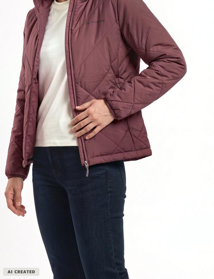 VAUDE VAUDE SE Women's Tesino Hooded Jacket II Outdoorjacke Damen - ruby dusk - 1 | SportScheck