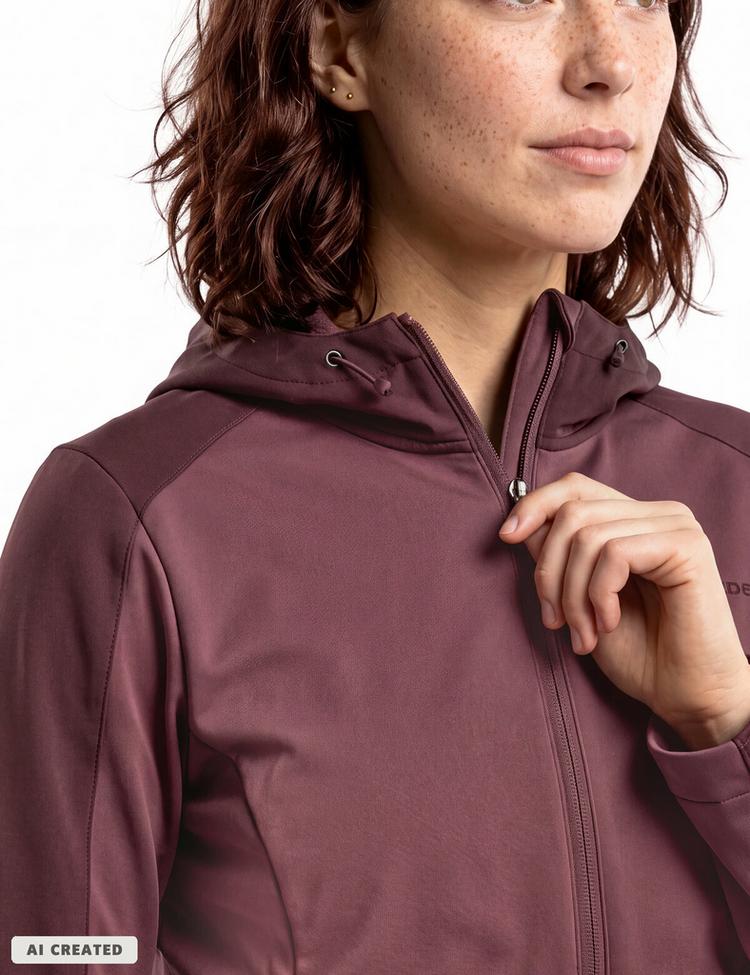 VAUDE VAUDE SE Women's Manang Softshell Jacket Outdoorjacke Damen - ruby dusk - 0 | SportScheck