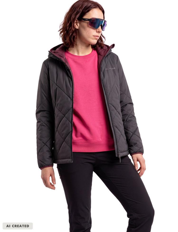 VAUDE VAUDE SE Women's Tesino Hooded Jacket II Outdoorjacke Damen - graphite - 2 | SportScheck