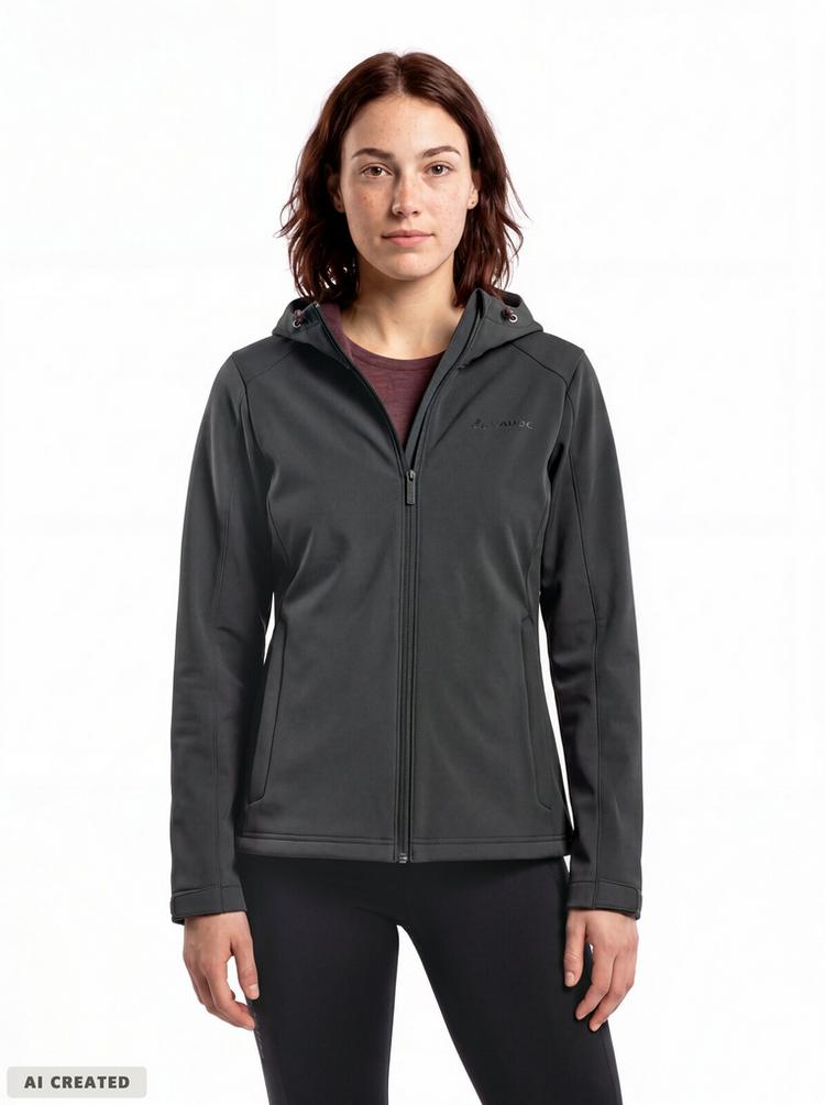 VAUDE VAUDE SE Women's Manang Softshell Jacket Outdoorjacke Damen - graphite - 0 | SportScheck