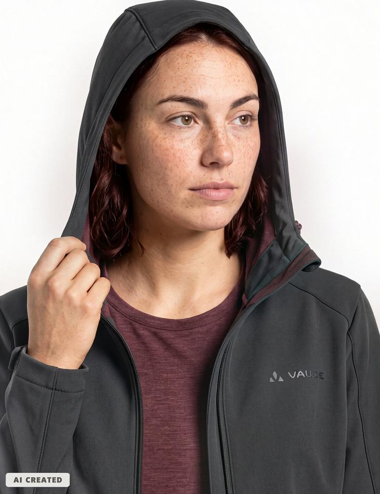 VAUDE VAUDE SE Women's Manang Softshell Jacket Outdoorjacke Damen - graphite - 0 | SportScheck