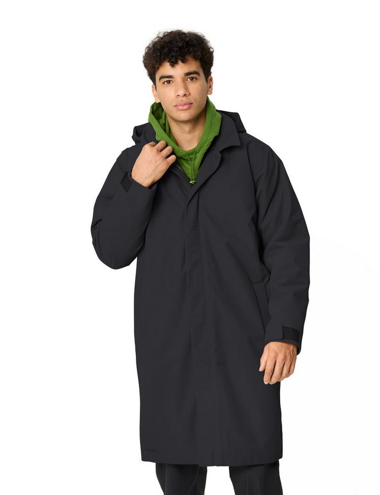 VAUDE VAUDE Men's Coreway Padded Trenchcoat Outdoorjacke Herren - black - 0 | SportScheck