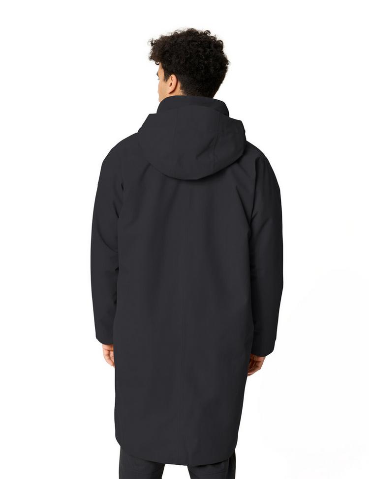 VAUDE VAUDE Men's Coreway Padded Trenchcoat Outdoorjacke Herren - black - 1 | SportScheck