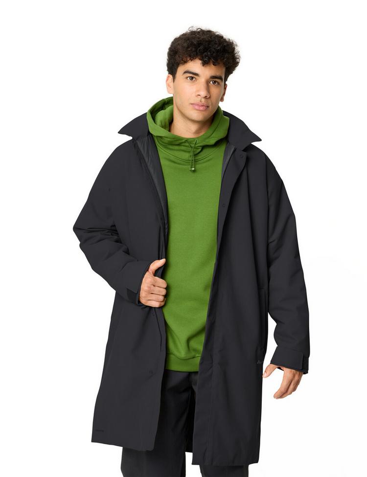 VAUDE VAUDE Men's Coreway Padded Trenchcoat Outdoorjacke Herren - black - 2 | SportScheck