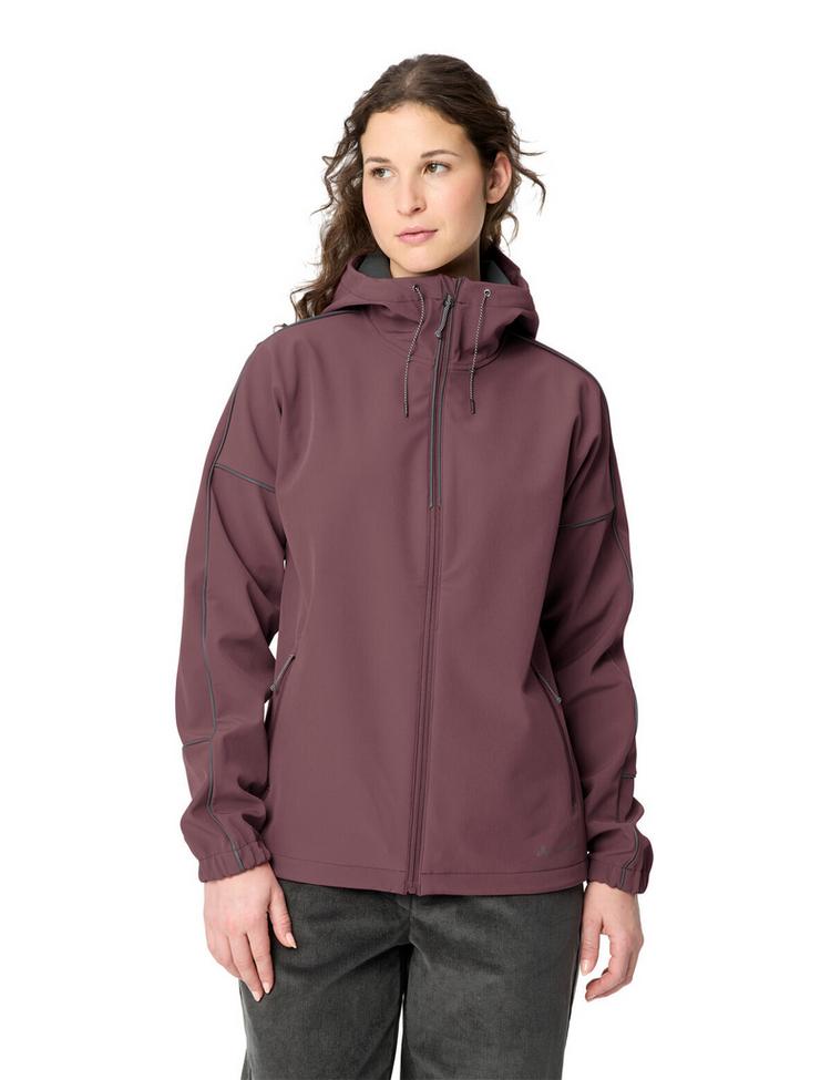 VAUDE VAUDE Women's Cyclist Softshell Jacket Fahrradjacke Damen - ruby dusk - 0 | SportScheck