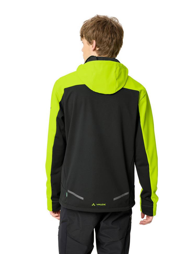 VAUDE VAUDE Men's Qimsa Hooded Softshell Jacket II Fahrradjacke Herren - neon yellow - 1 | SportScheck