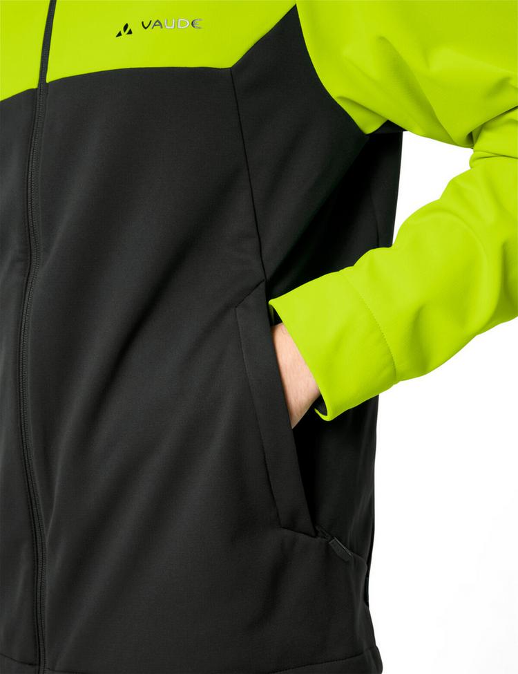 VAUDE VAUDE Men's Qimsa Hooded Softshell Jacket II Fahrradjacke Herren - neon yellow - 0 | SportScheck