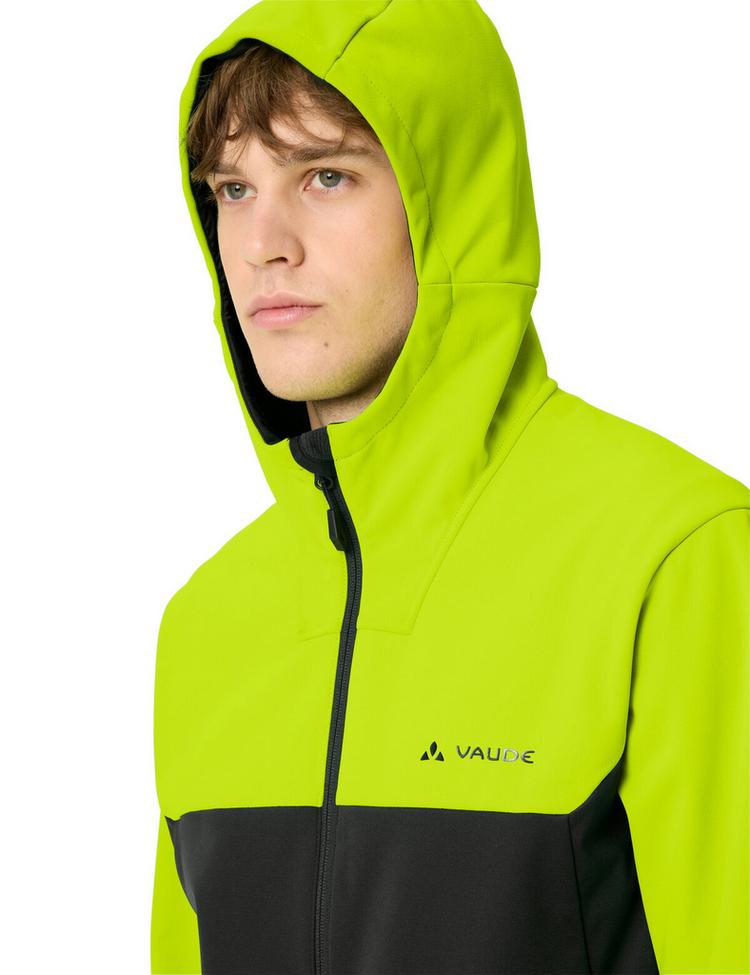 VAUDE VAUDE Men's Qimsa Hooded Softshell Jacket II Fahrradjacke Herren - neon yellow - 1 | SportScheck