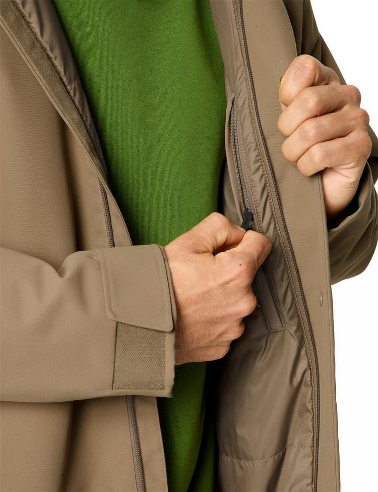 VAUDE VAUDE Men's Coreway Padded Trenchcoat Outdoorjacke Herren - oat - 0 | SportScheck