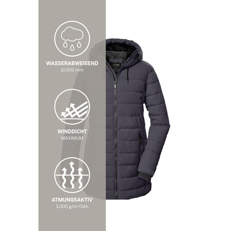 KILLTEC KILLTEC KOW 55 WMN QLTD PRK Funktionsmantel Damen - Silber0919 - 4 | SportScheck