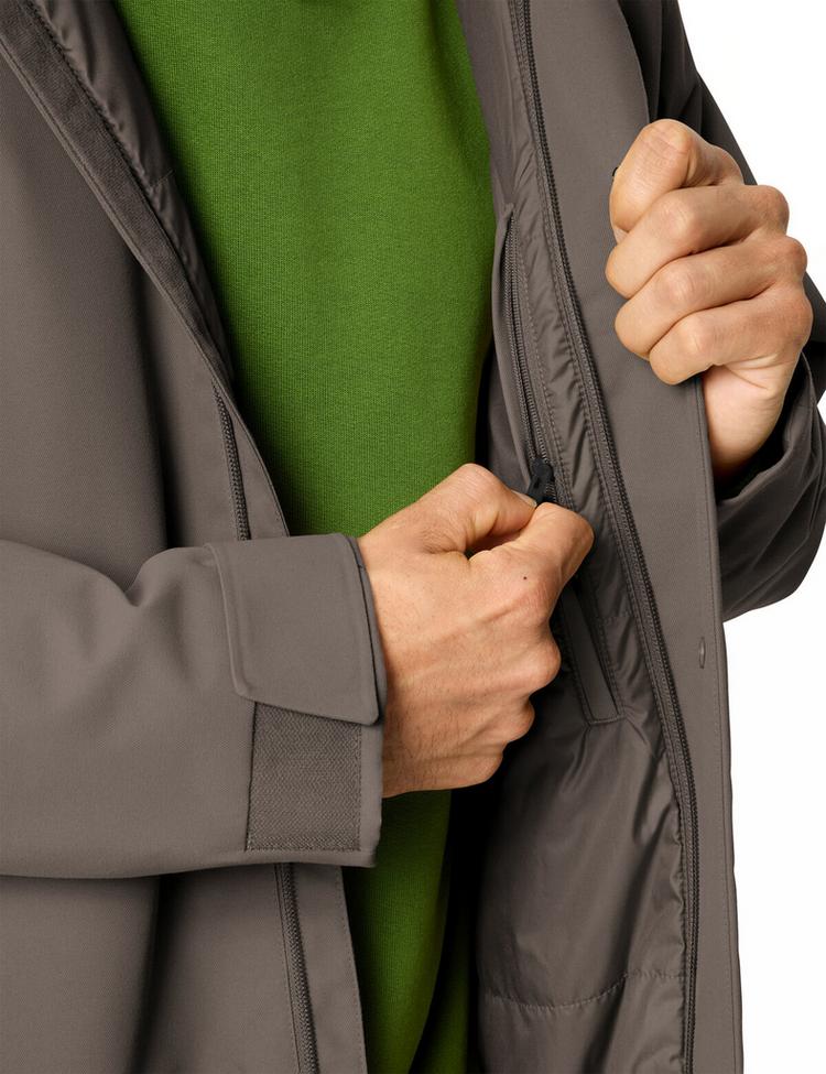 VAUDE VAUDE Men's Coreway Padded Trenchcoat Outdoorjacke Herren - deer brown - 0 | SportScheck