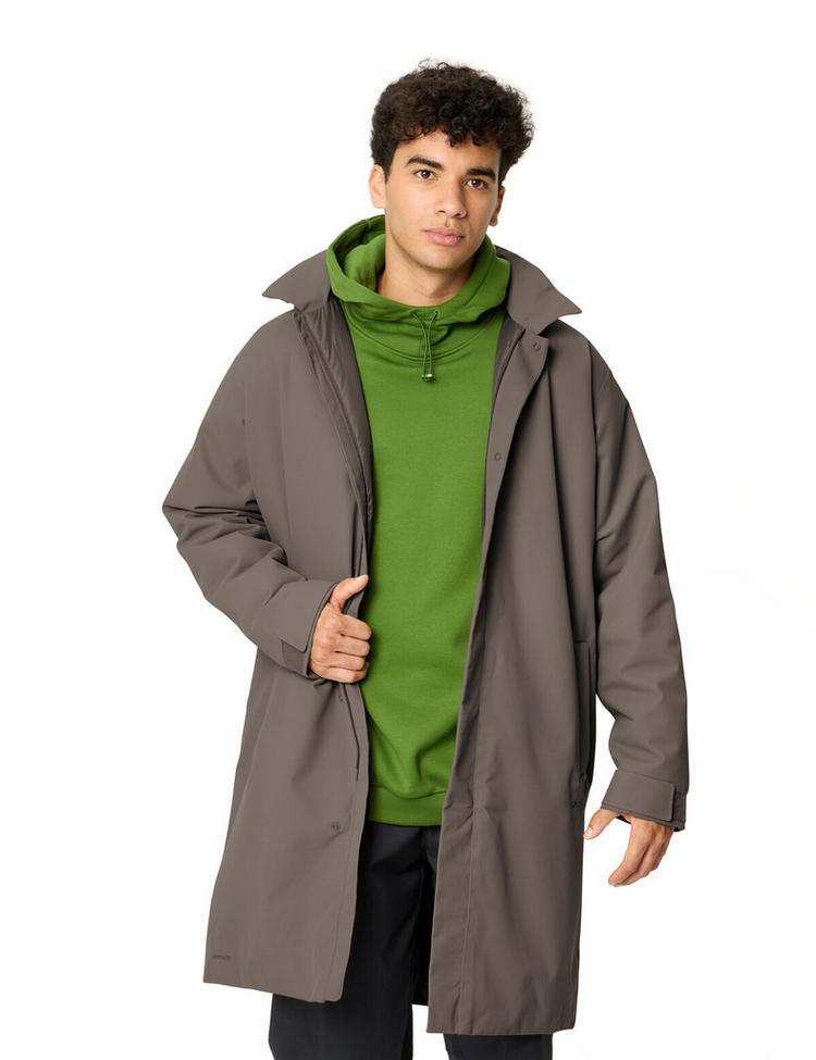 VAUDE VAUDE Men's Coreway Padded Trenchcoat Outdoorjacke Herren - deer brown - 2 | SportScheck