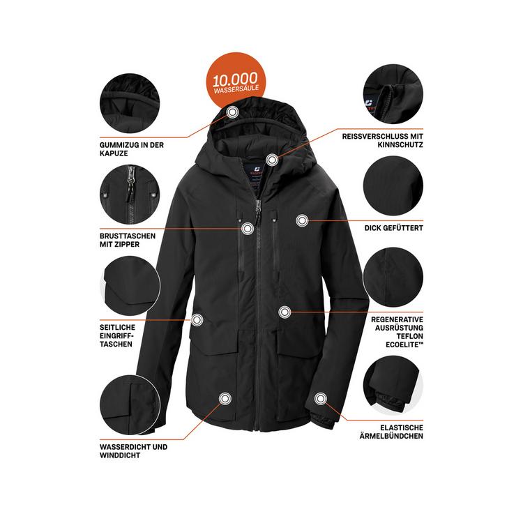 KILLTEC KILLTEC Softshelljacke Kinder - Schwarz0110 - 3 | SportScheck