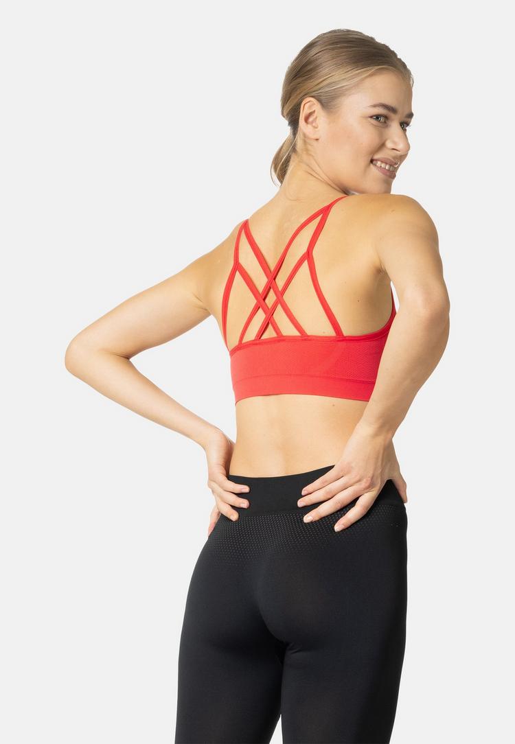 Odlo Odlo SEAMLESS SOFT BH Damen - cayenne - grey melange(30846) - 2 | SportScheck