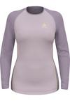 Odlo NATURAL PERFORMANCE PW 150 Funktionsshirt Damen - misty lilac - gray ridge melange(21114)
