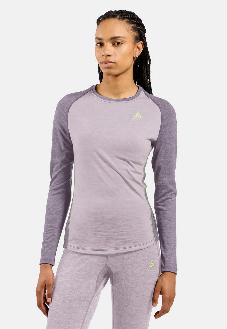 Odlo Odlo NATURAL PERFORMANCE PW 150 Funktionsshirt Damen - misty lilac - gray ridge melange(21114) - 0 | SportScheck