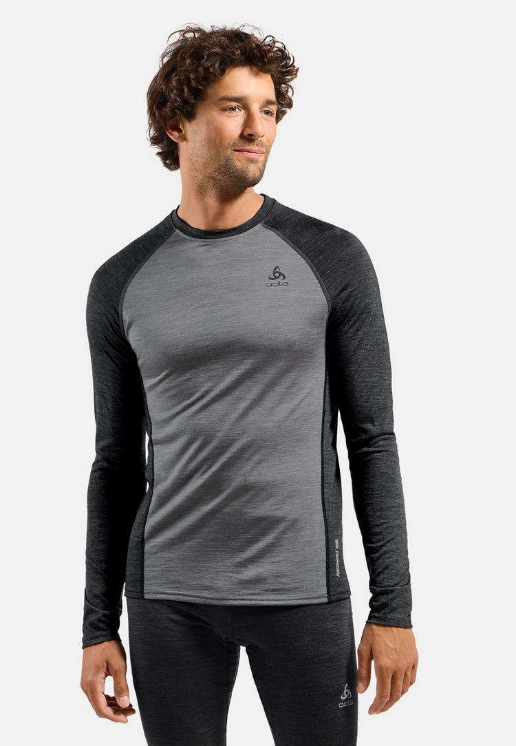 Odlo Odlo NATURAL PERFORMANCE PW 150 Funktionsshirt Herren - grey melange - dark grey melange(10792) - 0 | SportScheck