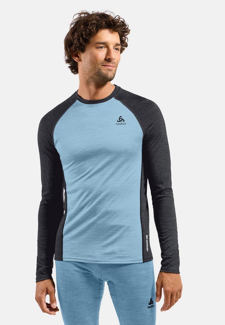 Odlo Odlo NATURAL PERFORMANCE PW 150 Funktionsshirt Herren - provincial blue - dark grey melange(21111) - 0 | SportScheck