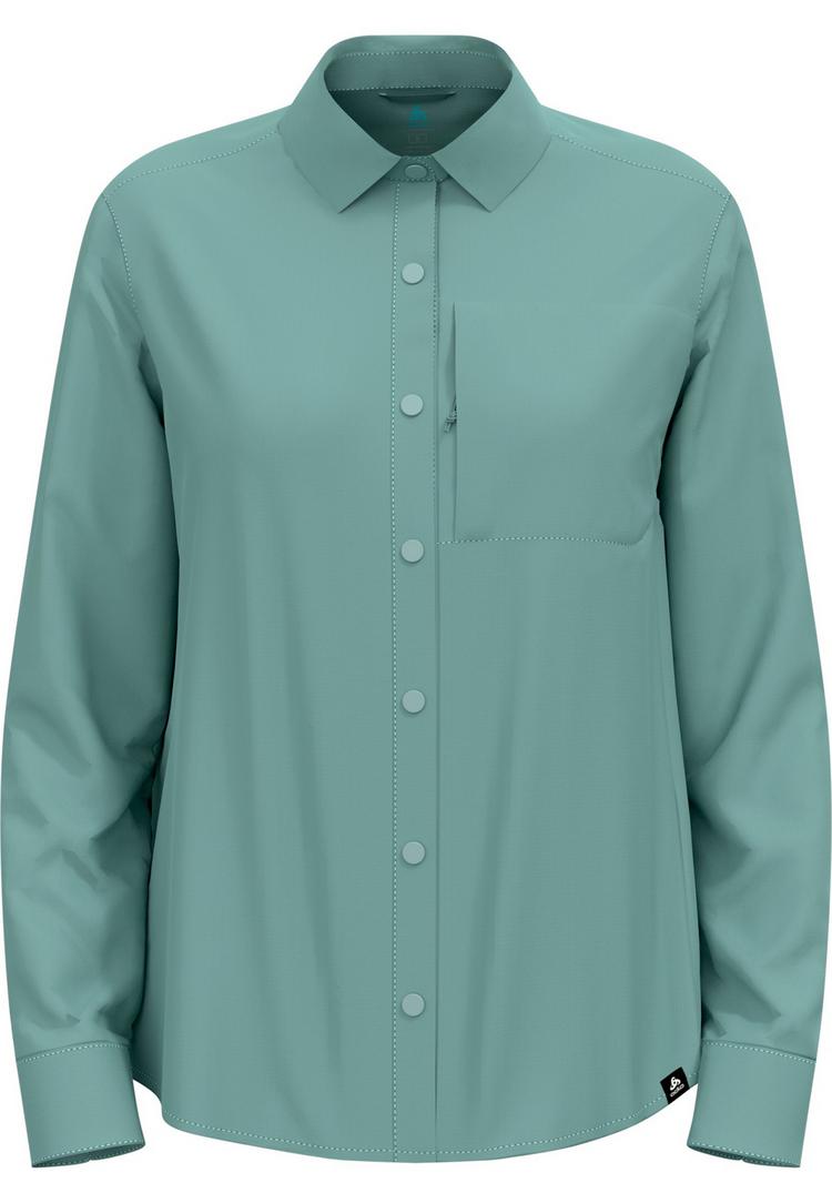 Odlo Odlo Essentials Langarm-Wanderhemd Funktionsbluse Damen - arctic(40259) - 0 | SportScheck