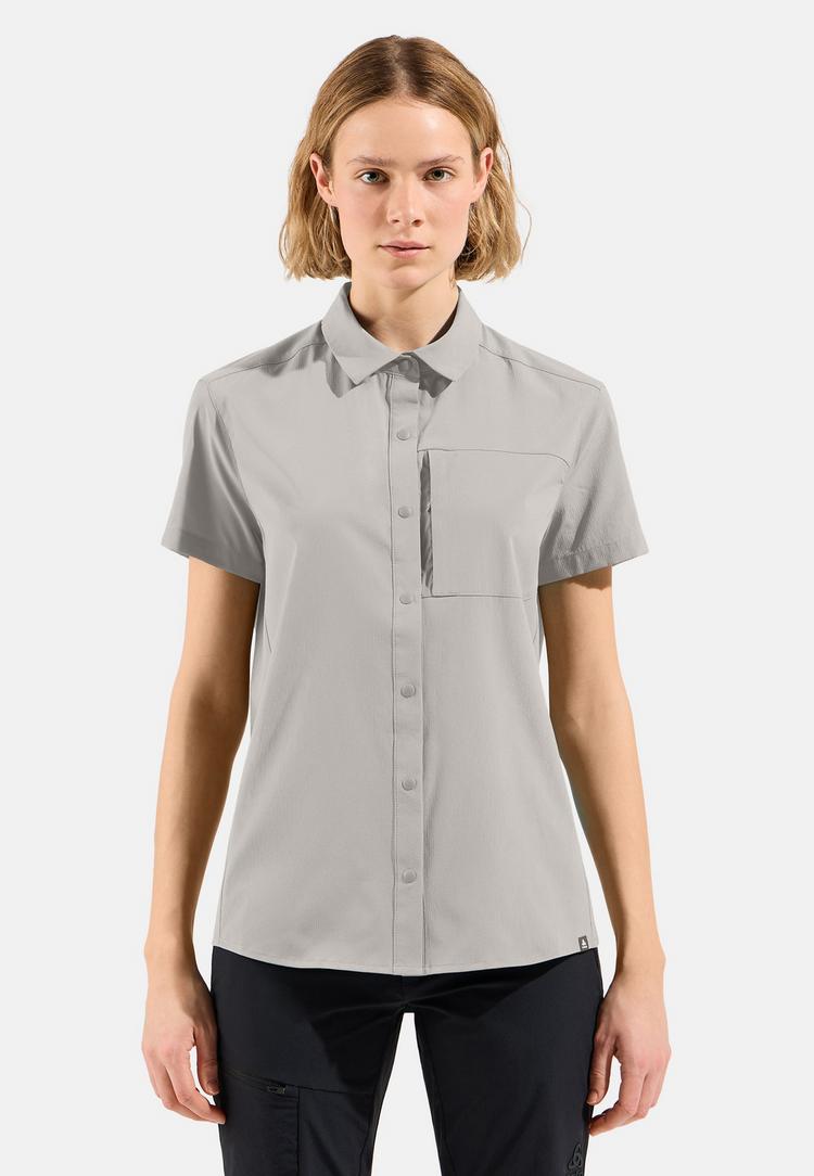 Odlo Odlo Essentials Kurzarm-Wanderhemd Funktionsbluse Damen - silver cloud(10697) - 0 | SportScheck