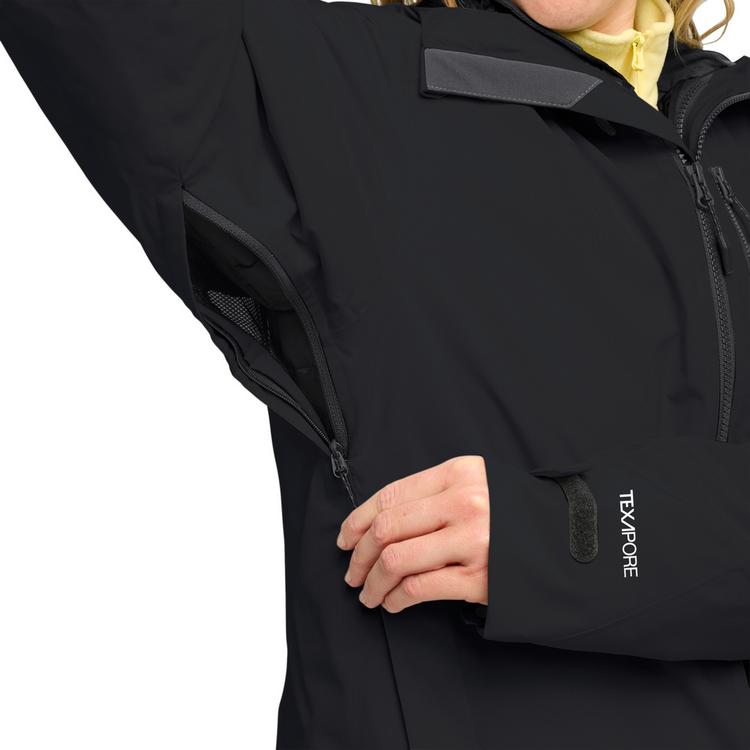 Jack Wolfskin Jack Wolfskin FLOWLINE 3IN1 JKT W Skijacke Damen - black - 3 | SportScheck