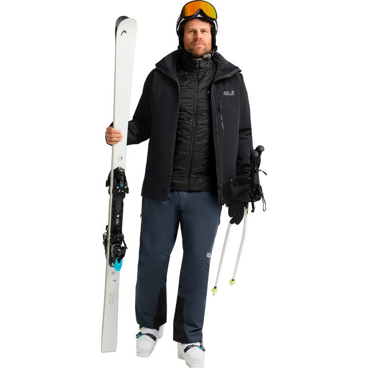 Jack Wolfskin Jack Wolfskin FLOWLINE 3IN1 JKT M Funktionsjacke Herren - black - 2 | SportScheck
