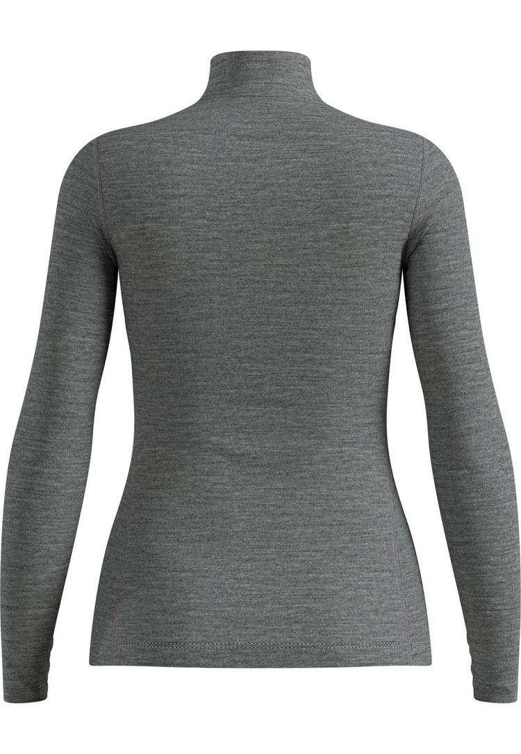 Odlo Odlo Merino 200 Base Layer Half-Zip Funktionsshirt Damen - odlo steel grey melange(10183) - 0 | SportScheck