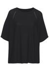Vivance by Lascana Kurzarmshirt T-Shirt Damen - schwarz