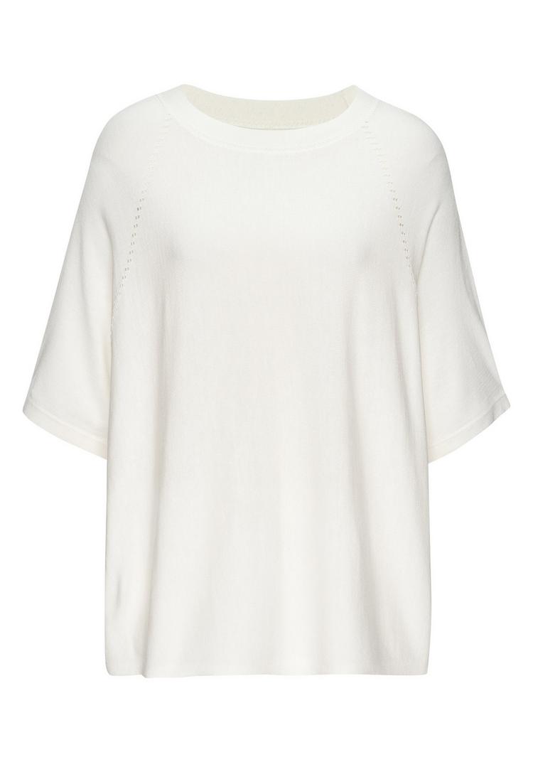 Vivance by Lascana Vivance by Lascana Kurzarmshirt T-Shirt Damen - creme - 0 | SportScheck
