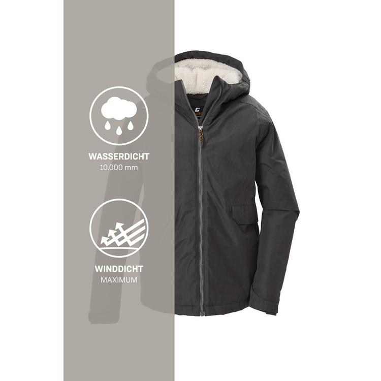 KILLTEC KILLTEC Funktionsjacke mit Kapuze Softshelljacke Kinder - Steingrau071 - 4 | SportScheck