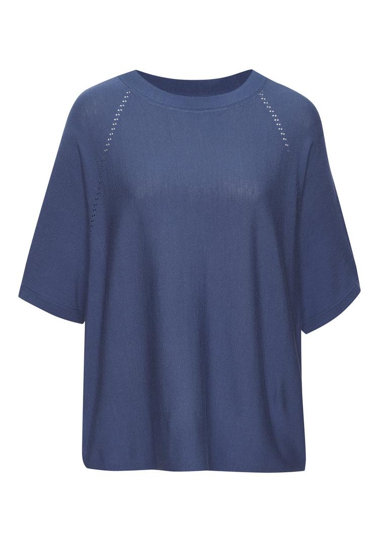 Vivance by Lascana Vivance by Lascana Kurzarmshirt T-Shirt Damen - indigo - 0 | SportScheck