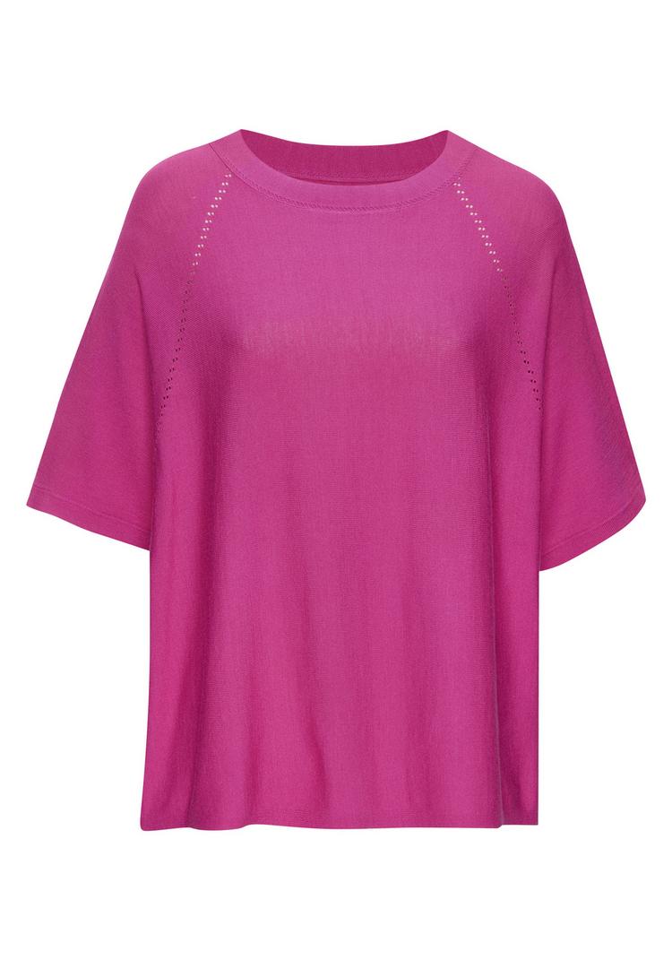 Vivance by Lascana Vivance by Lascana Kurzarmshirt T-Shirt Damen - fuchsia - 0 | SportScheck