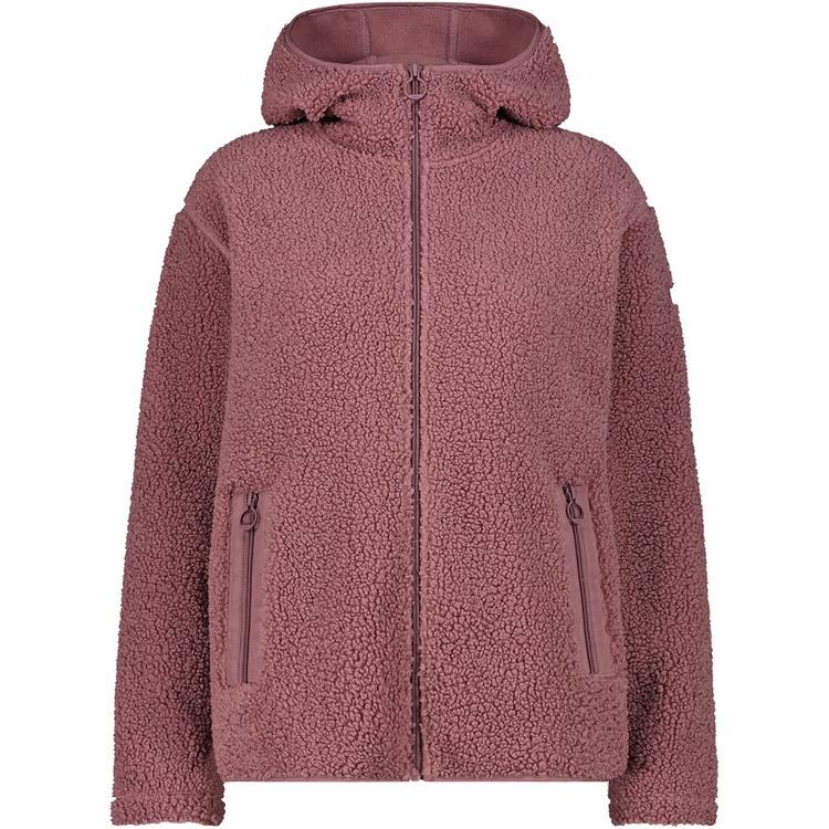 CMP CMP WOMAN JACKET FIX HOOD Langarmshirt Damen - Bordeaux432 - 0 | SportScheck