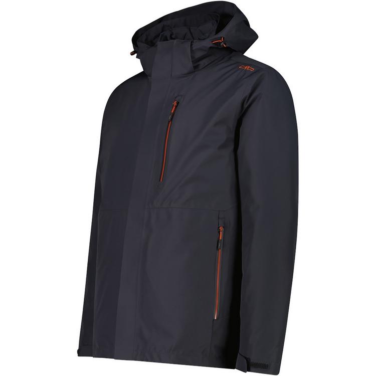 CMP CMP MAN JACKET ZIP HOOD DETACHABLE INN. Funktionsjacke Herren - Anthrazit0530 - 1 | SportScheck