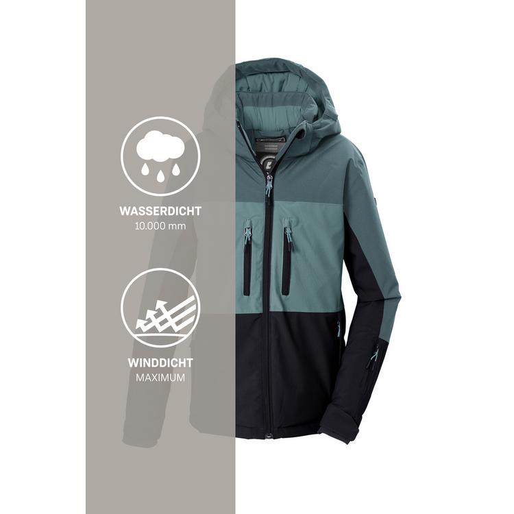 KILLTEC KILLTEC Funktionsjacke mit abnehmbarer Kapuze Softshelljacke Kinder - Blau3019 - 4 | SportScheck