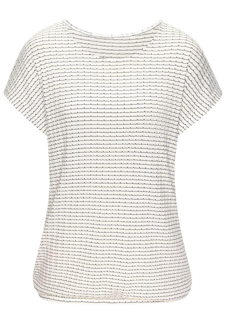 Vivance Vivance Kurzarmshirt T-Shirt Damen - schwarz - creme - 0 | SportScheck