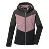 KILLTEC Funktionsjacke mit Kapuze Softshelljacke Kinder - Steingrau071