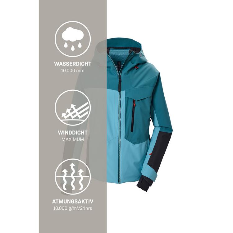 KILLTEC KILLTEC Funktionsjacke mit Kapuze und Schneefang Skijacke Herren - Gr&uuml;n2041 - 4 | SportScheck