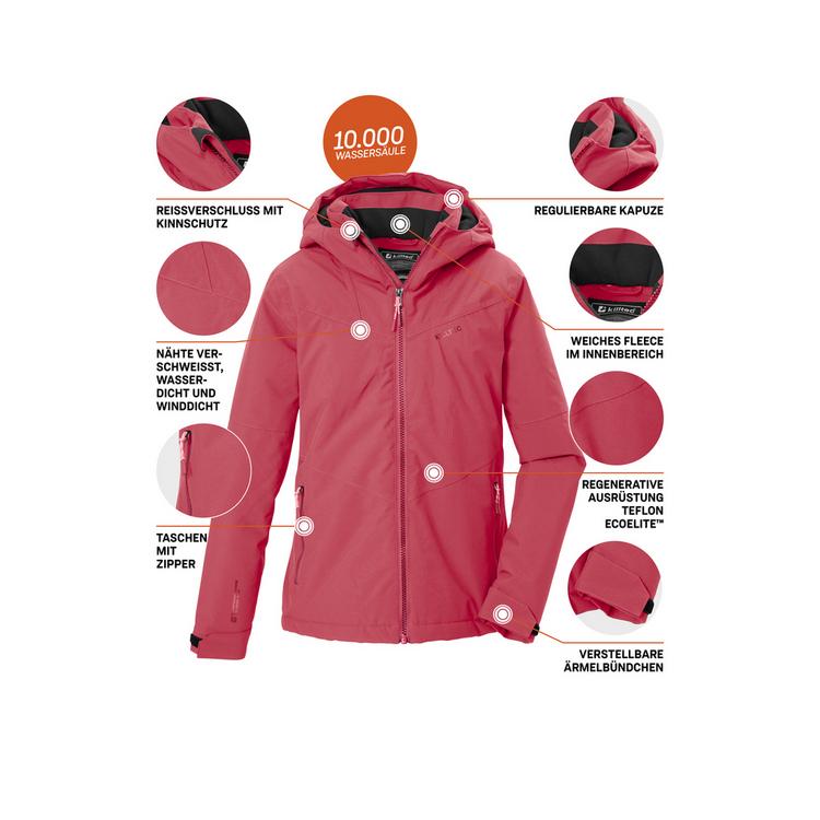 KILLTEC KILLTEC Funktionsjacke mit Kapuze Softshelljacke Kinder - Beere381 - 3 | SportScheck
