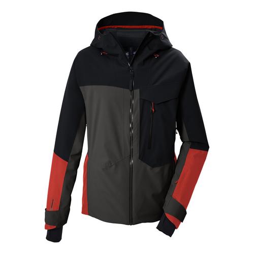 KILLTEC Funktionsjacke mit Kapuze und Schneefang Skijacke Herren
