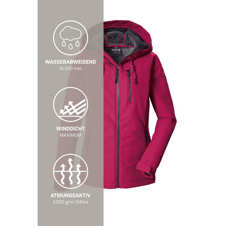 G.I.G.A. DX by killtec G.I.G.A. DX by killtec Softshelljacke mit Kapuze Softshelljacke Damen - Rose4016 - 4 | SportScheck