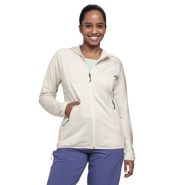 Sch&ouml;ffel Sch&ouml;ffel Fleece Hoody Style Cascata WMS Fleecejacke Damen - 9040 - natur - 0 | SportScheck